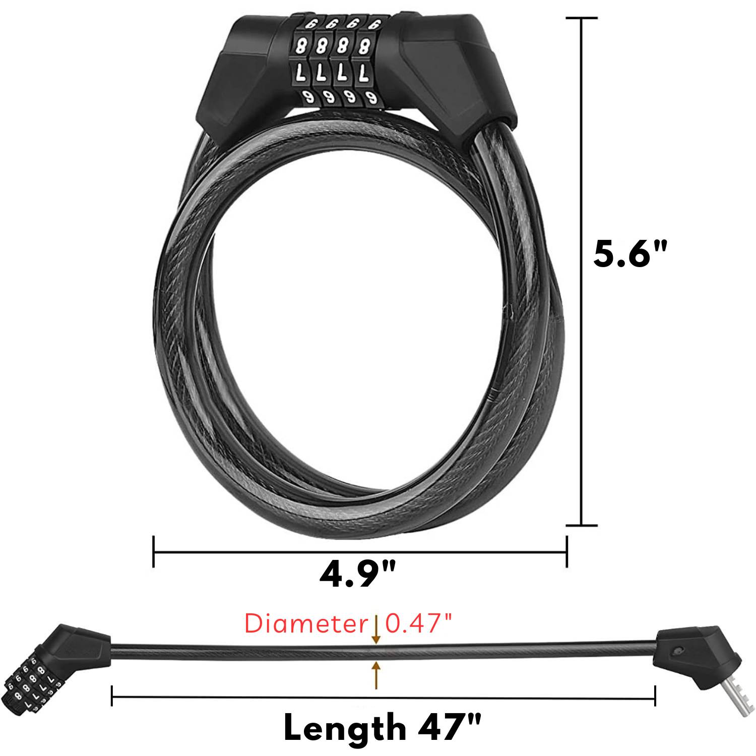 Bike Lock Cable: image 4