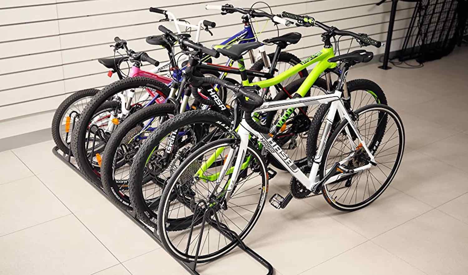 Bike Floor Parking Rack (3 Bike)